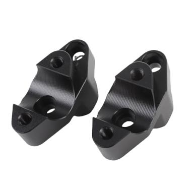 Imagem de aqxreight Par de Adaptador Riser Move Back do Guiador Liga de Alumínio Substituição de Experiência de Pilotagem Confortável para 450MT 450 MT MT450 2024+ e Este Seu Riser Move Back do Guiador