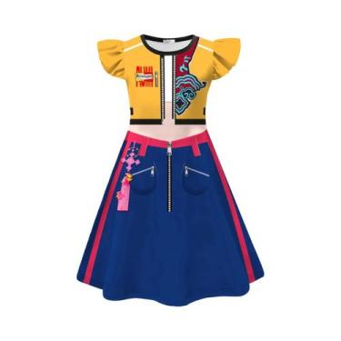 Imagem de Fantasia De Cosplay De Meninas K-Pop Idol Huntrix Demon Para Halloween