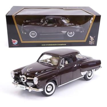 Imagem de LUCKY DIE CAST 1950 Studebaker Champion 1/18 Scale Die-Cast Metal Model Premium Classic Vintage Alloy Collection Cars with Display Case, for Kids Men and Teens Dad 14+ Year