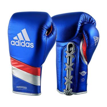 Imagem de Luvas de boxe e kickboxing adidas Adi-Speed  500 Pro Lace em Couro-Unissex