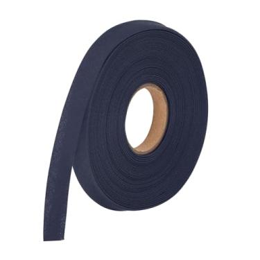 Imagem de Fita de viés de dobra dupla de 1/5.1 cm e 2.5 cm, encadernação de viés de algodão de poliéster macio para costura, acolchoamento, bainha, artesanato e projetos DIY, acabamento contínuo fácil de usar