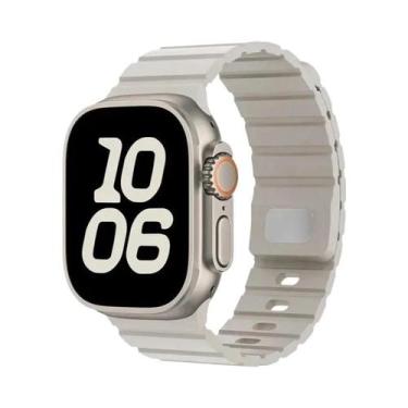 Imagem de Pulseira Magnética De Silicone De 49mm 46mm 45mm 44mm 41mm 42mm Para A