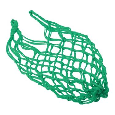Imagem de Zxpjkyu Suporte Multifuncional de Malha para Armazenamento de Bolas, Bolsa de Rede para Transporte de Uma única Bola, Verde