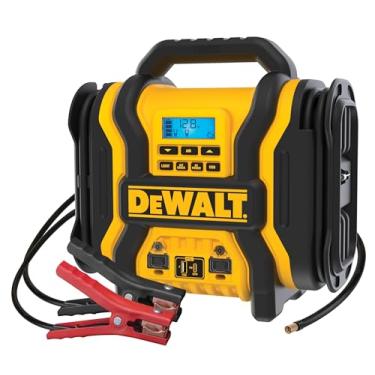 Imagem de DEWALT DXAEPS14-Type2 Amplificador de bateria de 2000 picos de 12 V, arranque de bateria automotiva com compressor de 120 PSI, inversor de corrente alternada de 500 W e portas USB de 15 W e portas