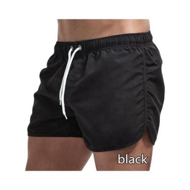 Imagem de Shorts De Natação Masculinos De Cintura Baixa Respirável Moda Praia Ve