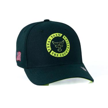 Imagem de BONE TEXAS FARM - TF689 - VERDE MUSGO/ AMARELO NEON Único-Unissex