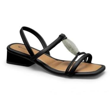 Imagem de Sandália Salto Baixo Mississipi MF252 Feminino-Feminino