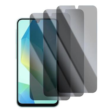 Imagem de Para Samsung Galaxy A16 4G 5G, 3 PCs, Proteção de Vidro Temperado Anti-Spy Tela de Privacidade