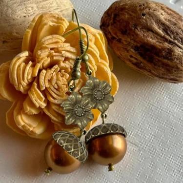 Imagem de 2 peças de design requintado com pingente de bolota, brincos femininos elegantes, adequados para festas, uso diário, presentes de aniversário.