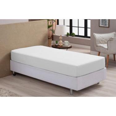 Imagem de Lençol Solteiro Avulso Com Elástico 100% Algodão - Jire Bordados, Bran