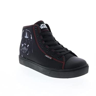 Imagem de HEELYS Men's Star Wars Hustle High Top Wheels Skate Sneaker Shoes (13, Numeric_13) Black/Red