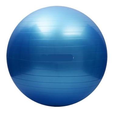 Imagem de Bolas de fitness PVC bola de ioga engrossada casa ginásio equipamento de pilates bola de equilíbrio 45 cm/55 cm/65 cm/75 cm、Equipamento desportivo (azul, 45 cm)