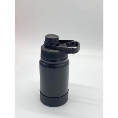 Imagem de Garrafa Térmica MS-966 350ml Capa Protetora Silicone - Pinpin, Preto