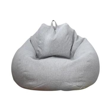 Imagem de Capa De Sofá Preguiçoso Em Linho Sólido, Capa Para Cadeira, Poltrona, 