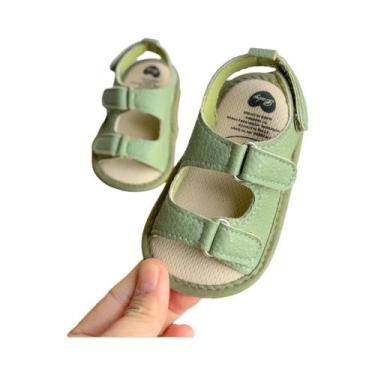 Imagem de Sandálias De Verão Unissex Para Bebês Com Sola De Borracha Macia E Bic