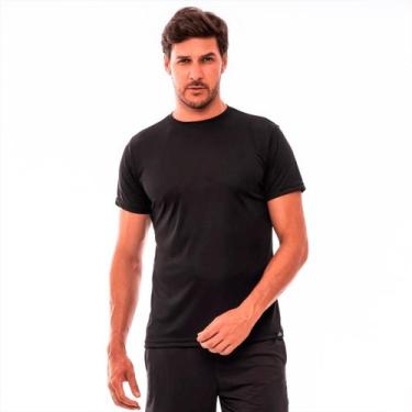 Imagem de Camiseta Masculina Mezul Manga Curta Básica, Preto, GG