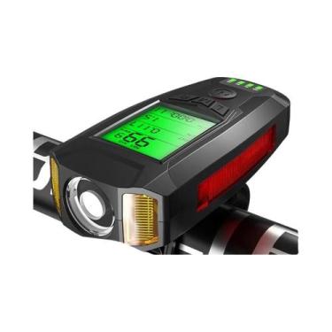 Imagem de Lanterna De Bicicleta À Prova d'Água Com Carregamento USB 5 Em 1, Comp