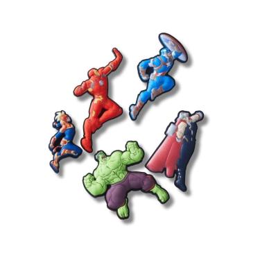 Imagem de Jibbitz™ Avengers Pack com 5 Peças Único-Unissex