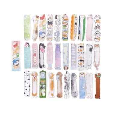 Imagem de Conjunto De Marcadores De Página Kawaii Para Pets, 30 Peças, Padrões F