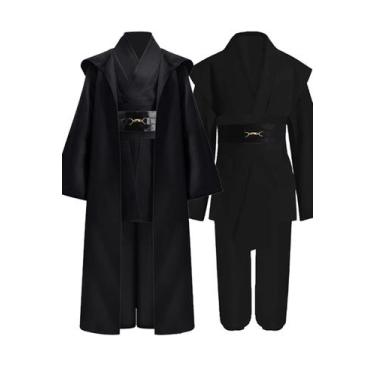 Imagem de Roupão de túnica infantil XCDAHAIL Knight Halloween 6+