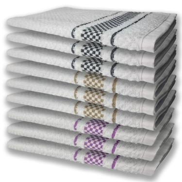 Imagem de 9 Panos De Prato Atoalhado Felpudo Premium Rx+mr+pr