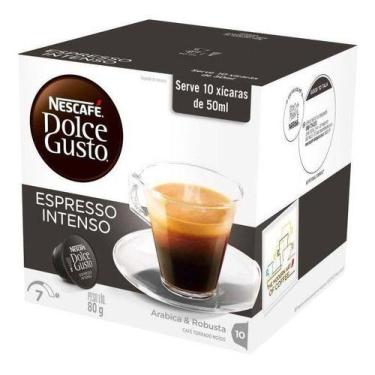 Imagem de Cápsula Espresso Intenso Com 10 Unidades Dolce Gusto 80g - Nestlé