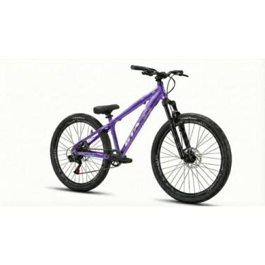 Imagem de Bicicleta Aro 26 Freeride GTA Rebel 1X1 Freio a Disco, Roxo 3