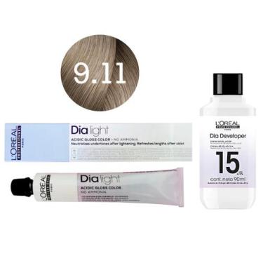Imagem de Tonalizante Dia Light 9.11 Louro Muito Claro Cendré Profundo Milkshake