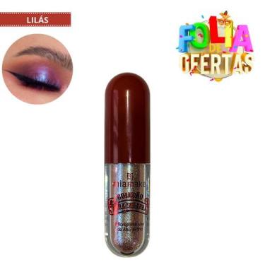 Imagem de Sombra Iluminador Holográfica Dose Magia Furta Mia Make 3,5g, Lilás
