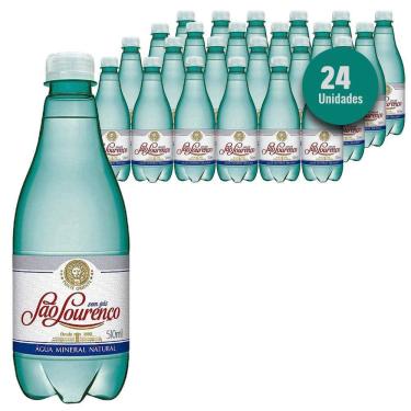 Imagem de Água Mineral S/ Gás Pet São Lourenço 510Ml  24 Unidades 