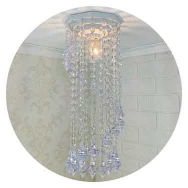Imagem de Lustre de Cristal em Acrílico 45 cm - Design Moderno - Lustres Sh Desi