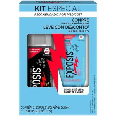Imagem de Repelente Exposis Kit Repelente Bebê Gel 117G + Spray 100Ml