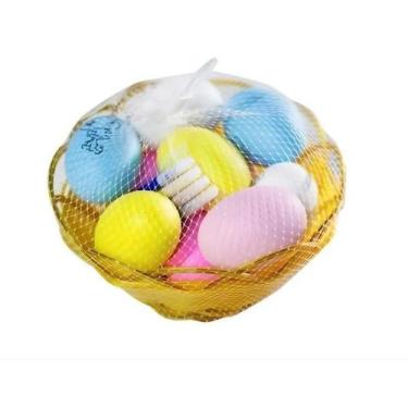 Imagem de Cestinha 10 Ovos Colorir Páscoa 4 Canetinhas Presente - Lynx
