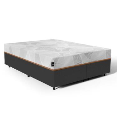 Imagem de Cama Box com Colchão de Espuma D33 Enrolado Sonno Full - Umaflex Queen