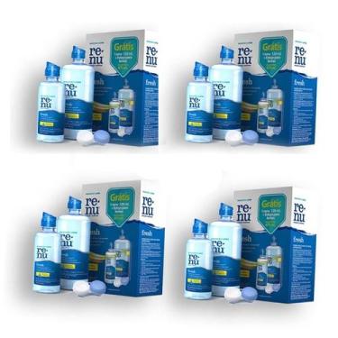 Imagem de Ivo-renu fresh solucao multiuso 355+120ml - Bausch & Lomb, 04 CAIXAS