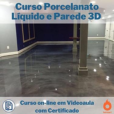 Imagem de Curso on-line em videoaula Porcelanato Líquido e Parede 3D com Certificado