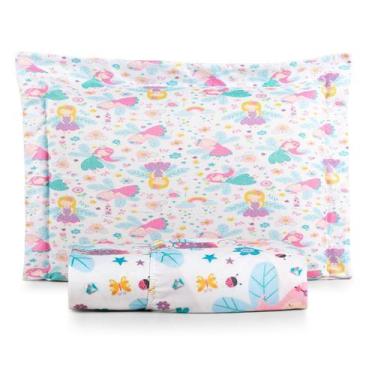 Imagem de Jogo Lençol Solteiro Roupa Cama Elastico Decorativo Avulso Toque Seda 