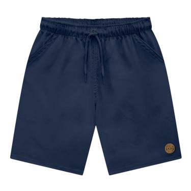 Imagem de Bermuda Infantil Menino em Nylon Azul Marinho Onda Marinha-Masculino