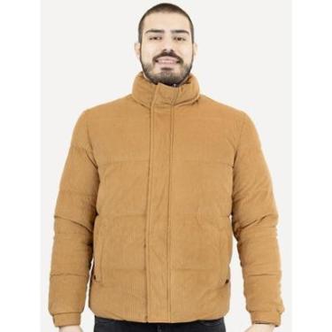 Imagem de Jaqueta Dixen Masculina Puffer Veludo Cotelê Cáqui-Masculino
