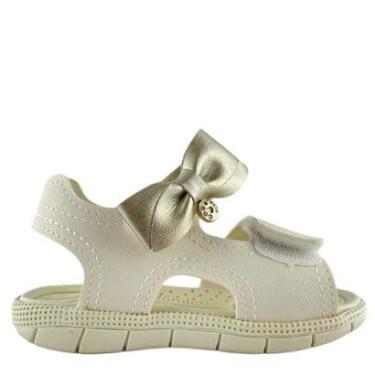 Imagem de Sandália Klin Infantil Menina com Laço e Fecho em Velcro-Feminino