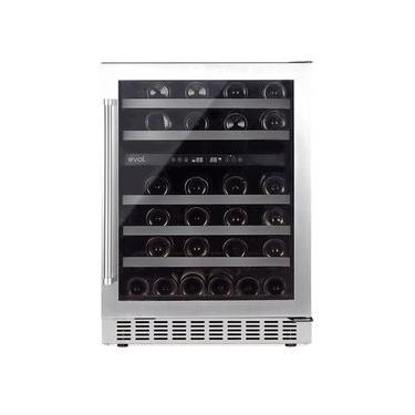Imagem de ADEGA EVOL DE VINHOS SMART 46 GARRAFAS DUAL ZONE DE EMBUTIR COM ABERTURA PARA ESQUERDA...
