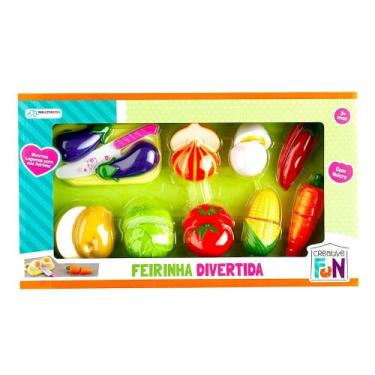 Imagem de Brinquedo de Cozinhar Creative Feirinha Divertida Legumes - Br1109 - M