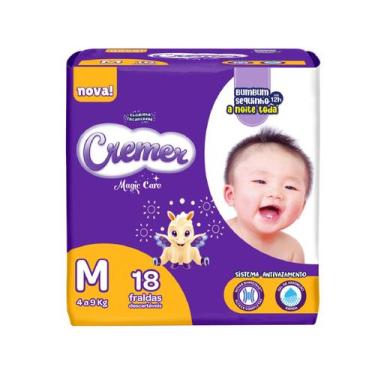 Imagem de Fralda Cremer Disney Baby Tam. M - 4 a 9kg 18 Unidades