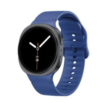 Imagem de Pulseira De Silicone Para Samsung Galaxy Watch 8 44mm 40mm Sport Class