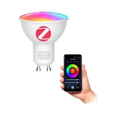Imagem de Lâmpadas LED GU10 Inteligentes WiFi Zigbee RGBCW Com Controle Por Voz 