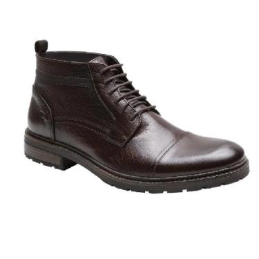 Imagem de Bota democrata astro couro ref 301102 masculino, 39, Marrom escuro