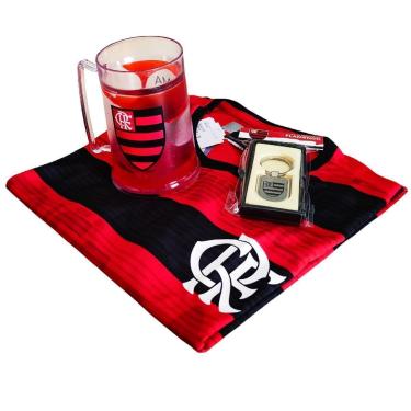 Imagem de Kit Presente Flamengo - Camisa / Caneca / Chaveiro Oficial-Masculino