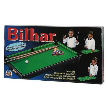 Imagem de Jogo de Mesa de Bilhar com Tacos 240-C - Braskit