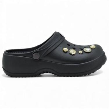 Imagem de Babuche Boaonda Ortopedico Feminino Clog Bella EVA Pedraria-Feminino