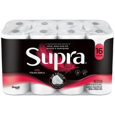 Imagem de Papel Higiênico Folha dupla Bracell Supra 16 Rolos 30m, 16